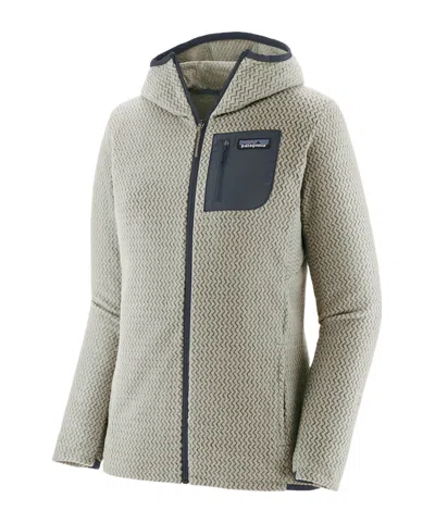 Patagonia Women's R1 Air Full-zip Hoody In Wool White
