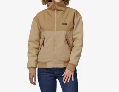 Patagonia Women's Shell Synch Jacket In Tinamou Tan In Multi