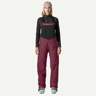Patagonia Women's Snowdrifter Ski/snowboard Bibs In Cascade Green In Multi