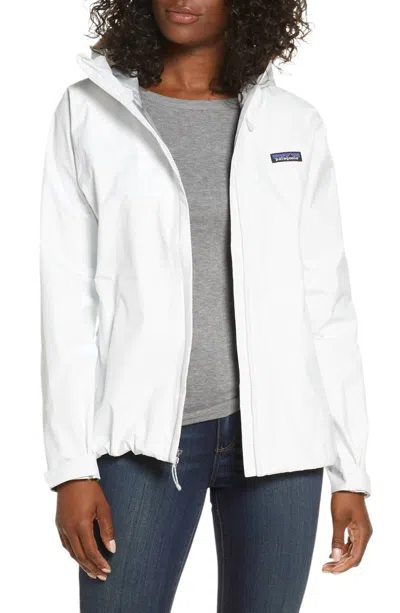 Patagonia Women's Torrentshell 3l Rain Jacket In Birch White In Multi