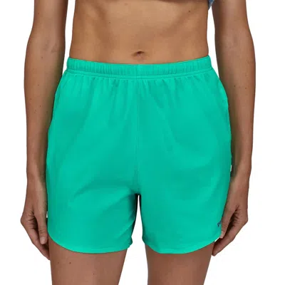 Patagonia Women's Trailfarer Running Shorts - 4½" Inseam In Fresh Teal In Multi
