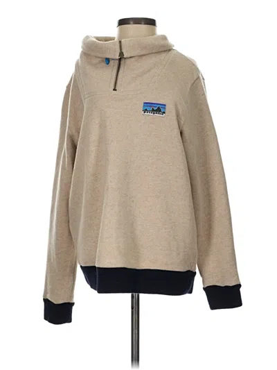 Pre-owned Patagonia Wool Pullover Sweater In Brown