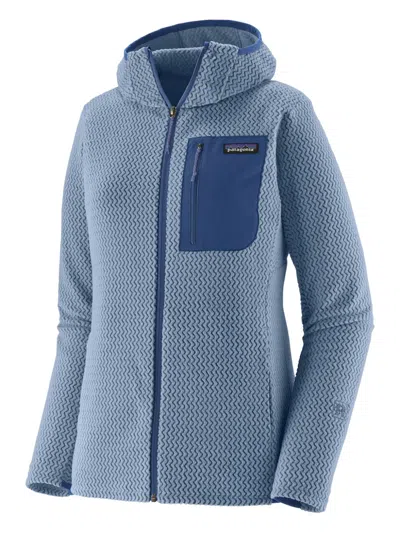 Patagonia X R1® Air Hooded Zip Top In Blue