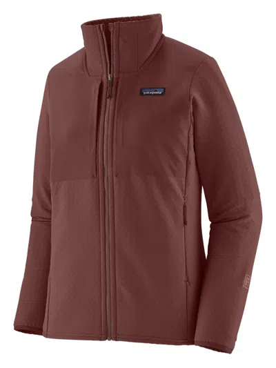 Patagonia Brown R2 Cross Strata Active Jacket In Burgundy