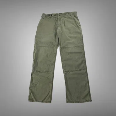 Pre-owned Patagonia X Vintage 90's Patagonia Double Knee Cargo Pants In Green
