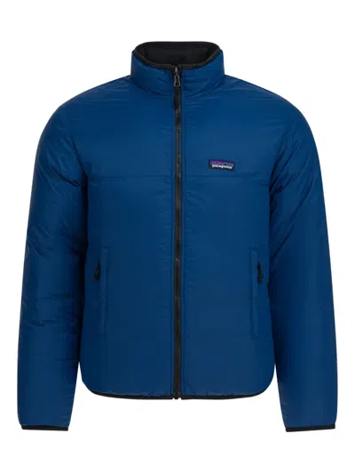 Patagonia Zip Fastening Padded Jacket In Blue