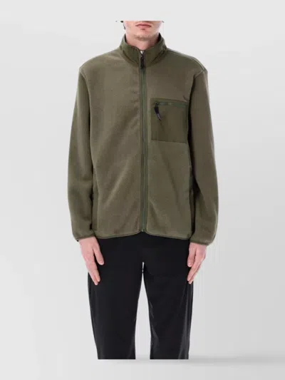 PATAGONIA ZIP-UP FLEECE JACKET POCKETS