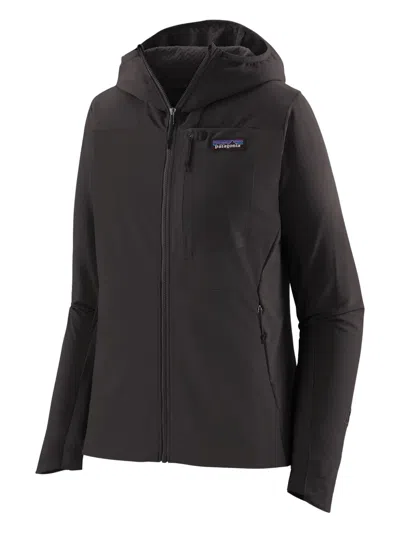 Patagonia Zip-up Hoodie In Black