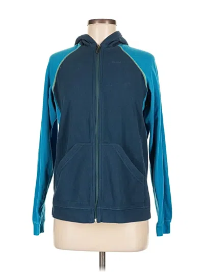 Pre-owned Patagonia Zip Up Hoodie In Blue