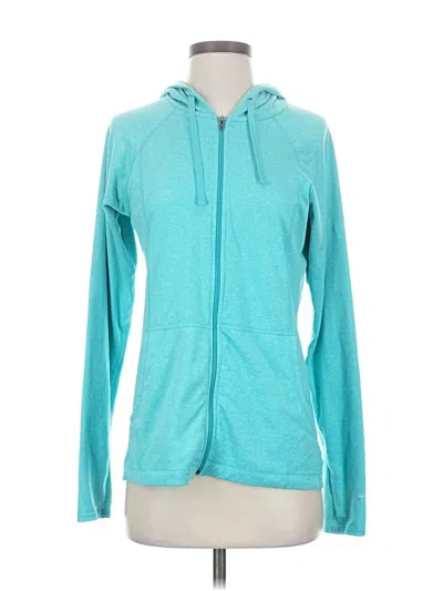 Pre-owned Patagonia Zip Up Hoodie In Blue