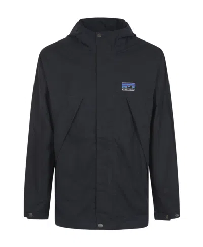 Patagonia Zippered Casual Jacket In Black