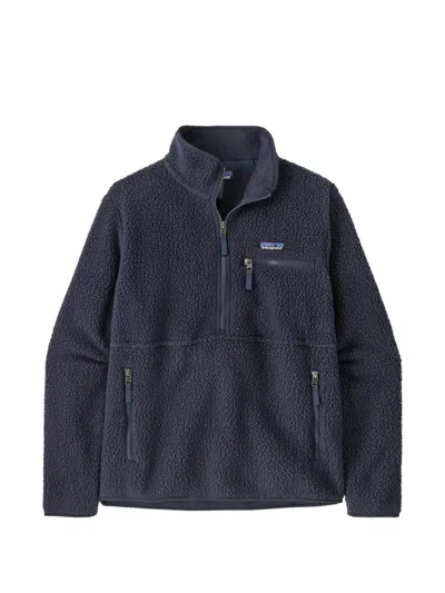 Patagonia Zip-up Sweater In Blue