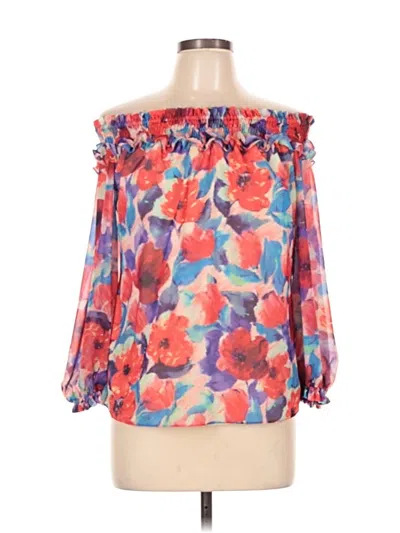 Pre-owned Patbo 3/4 Sleeve Blouse In Pink