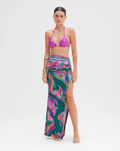Patbo Aljezur Maxi Skirt In Green