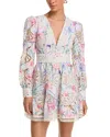 Patbo Amaryllis Embroidered Mini Dress In Multi