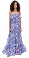 Patbo Amaryllis Maxi Dress In Blue