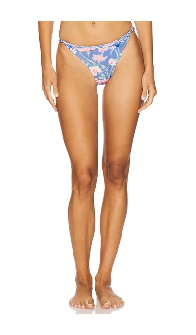 Patbo Amaryllis String Bikini Bottom In Blue