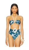 Patbo Nightflower Cut Out One Piece In Blue
