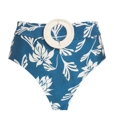 Patbo Artichoke Print Bikini Bottoms In Blue