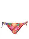 Patbo Aster Floral-print Bikini Brief In Red