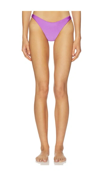 Patbo Aurora Lotus Flower Bikini Bottom In Purple
