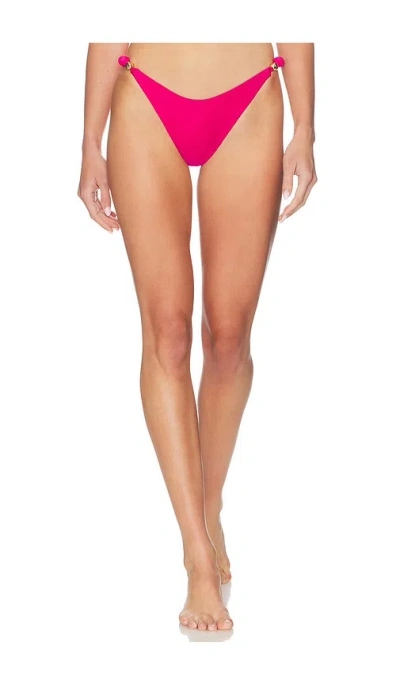 Patbo Aurora Lycra Bikini Bottom In Pink