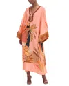 Patbo Bananier Caftan In Peach