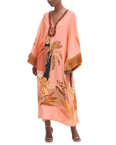 Patbo Bananier Caftan In Peach