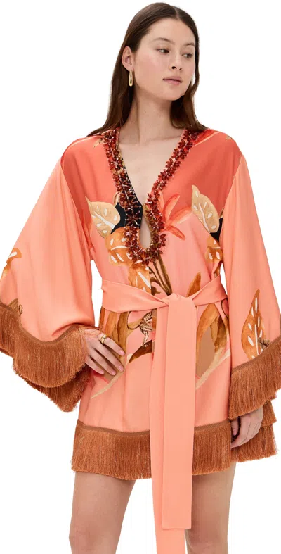 Patbo Bananier Short Coverup Peach