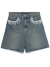 Patbo Nostalgic Sky Denim Short In Blue