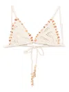 Patbo Beaded Bikini Top In Neutral