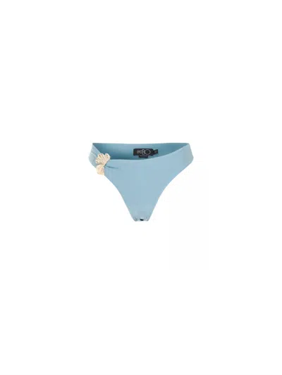 Patbo Shell-embellished Bikini Bottom In Blue
