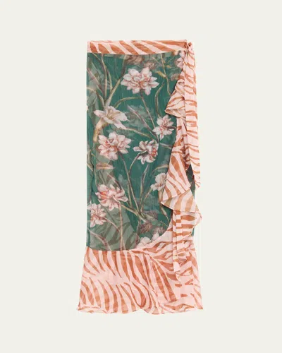 Patbo Botanic Retro Wrap Skirt