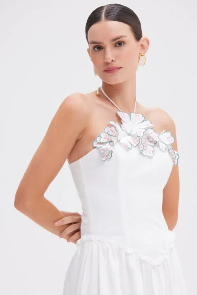 Patbo Bruma Midi Dress In White