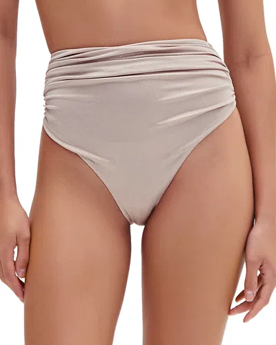 PATBO PATBO BUZIOS JERSEY HIGH WAIST BIKINI BOTTOM