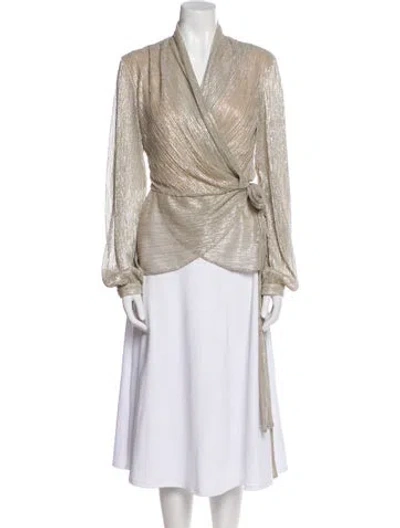 Pre-owned Patbo Cowl Neck Long Sleeve Tunic