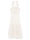 Patbo Crochet Midi Dress In Neutrals
