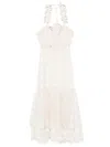 Patbo Crochet Midi Dress In Neutrals