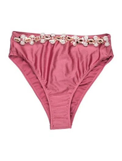 Pre-owned Patbo Crystal Embellishments Bottoms W/ Tags In Pink