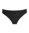 Patbo Metallic Jacquard Bikini Bottom In Black