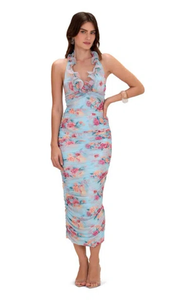 Patbo Flora Mist Midi Dress In Multi