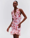 Patbo Floral Haze Stetch Tulle Sleev In Vapor