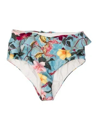 Pre-owned Patbo Floral Print Bottoms In Multi
