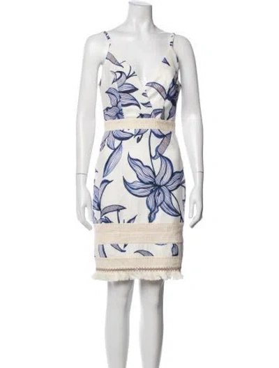 Pre-owned Patbo Floral Print Mini Dress