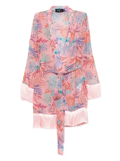 Patbo Fringed Seaweed Coverup In Multi