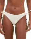 Patbo Grace Tie Side Bikini Bottom In White