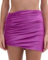 Patbo Groovy Cover Up Mini Skirt In Purple