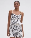 Patbo Iris Peplum Top In Off White