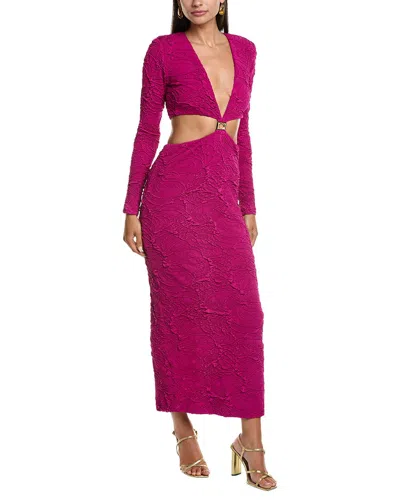 Patbo Jacquard Maxi Dress In Pink
