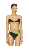 Patbo Gemstone-detail Balconette Bikini Top In Multi